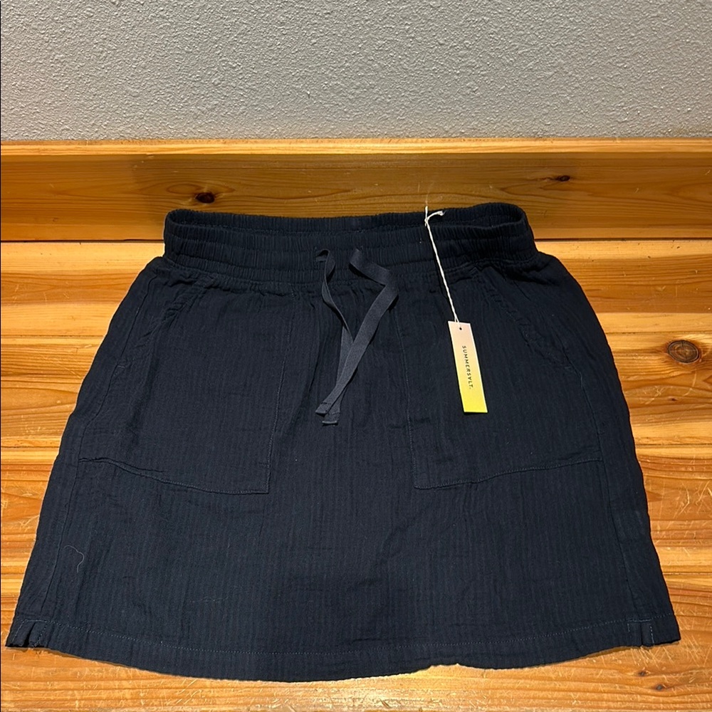 L.L. Bean Navy Skirt